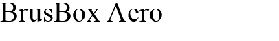 BrusBox Aero